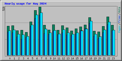 Hourly usage for May 2024